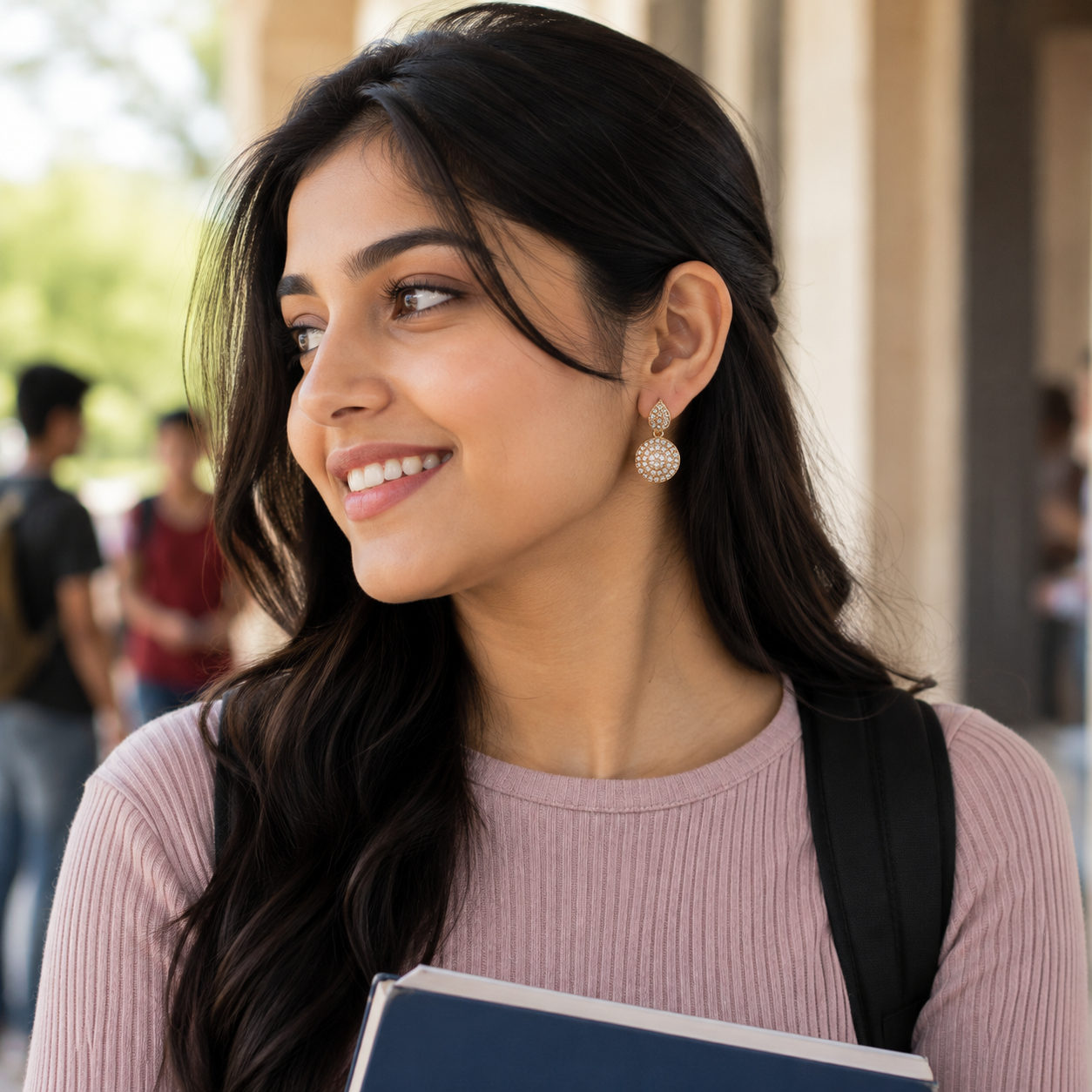 Trendy Gold Drop & Stud Earrings — Campus to Evening Glam